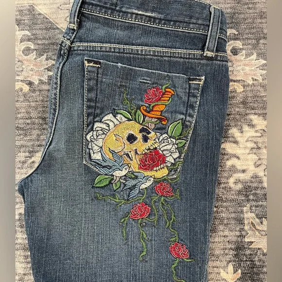 dELiA*s | Jeans | Vintage Delias Y2k Low Rise Flare Skull